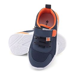 Cute Walk by Babyhug Sneaker Shoes with Velcro Closure - Navy Blue