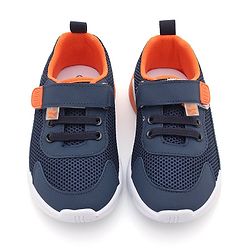 Cute Walk by Babyhug Sneaker Shoes with Velcro Closure - Navy Blue