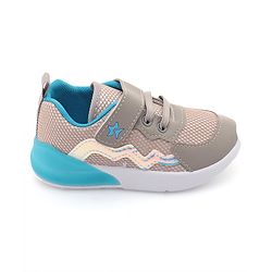 Cute Walk by Babyhug Sneaker with Velcro Closure - Grey