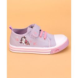Cute Walk by Babyhug Velcro Closure Casual Shoes - Purple