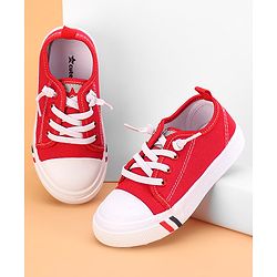 Cute Walk by Babyhug Lace Up Casual Shoes - Red