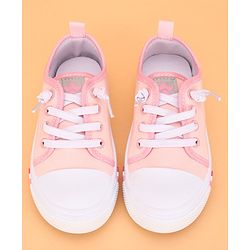Cute Walk by Babyhug Lace up  Casual Shoes - Pink