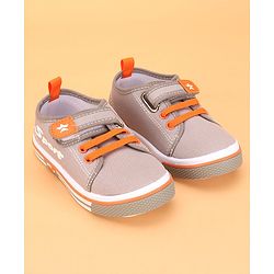 Cute Walk by Babyhug Velcro Closure Casual Shoes - Grey
