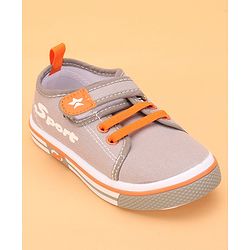 Cute Walk by Babyhug Velcro Closure Casual Shoes - Grey