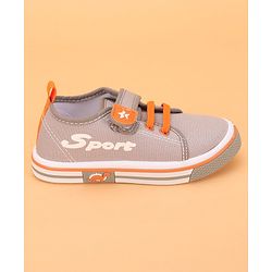 Cute Walk by Babyhug Velcro Closure Casual Shoes - Grey
