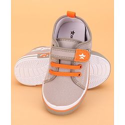 Cute Walk by Babyhug Velcro Closure Casual Shoes - Grey