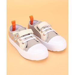 Cute Walk by Babyhug Slip On Casual Shoes with Velcro Closure - Grey