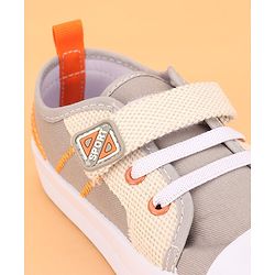 Cute Walk by Babyhug Slip On Casual Shoes with Velcro Closure - Grey