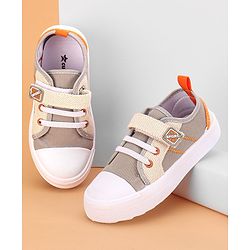 Cute Walk by Babyhug Slip On Casual Shoes with Velcro Closure - Grey