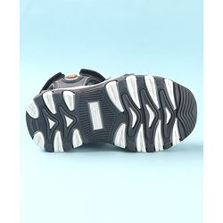 Cute Walk by Babyhug Slip On Sandals with Velcro Closure - Grey