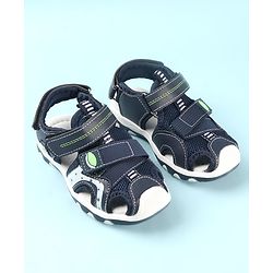 Cute Walk by Babyhug Slip On Sandals with Velcro Closure - Grey