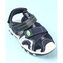 Cute Walk by Babyhug Slip On Sandals with Velcro Closure - Grey