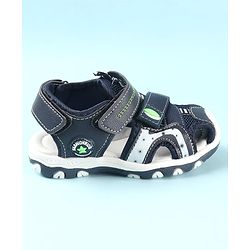 Cute Walk by Babyhug Slip On Sandals with Velcro Closure - Blue