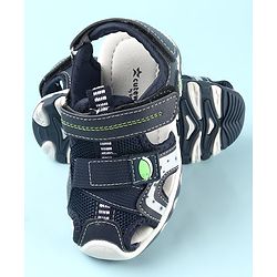 Cute Walk by Babyhug Slip On Sandals with Velcro Closure - Blue
