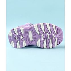 Cute Walk by Babyhug Butterfly Applique Velcro Closure Sandals - Purple