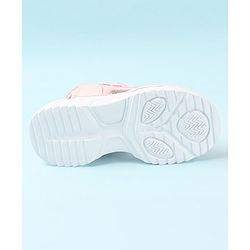 Cute Walk by Babyhug Slip On Sandals with Velcro Closure - Pink