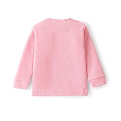 Babyhug Pull Over Full Sleeve Solid Color Thermal Vest - Pink
