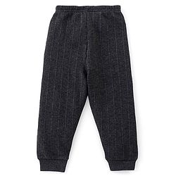 Babyhug Front Open Full Sleeve Solid Colour Thermal Vest & Leggings  Set - Grey