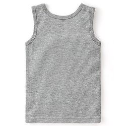 Babyhug Full Sleeves Solid Thermal Vests & Pant Set -Light Grey