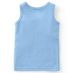 Babyhug Full Sleeves Solid Thermal Vests & Pant Set -Blue