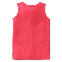 Babyhug Full Sleeves Solid Thermal Vests & Pant Set -Coral