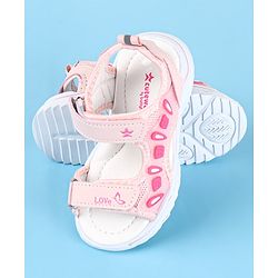 Cute Walk by Babyhug Slip On Sandals with Velcro Closure - Water Red