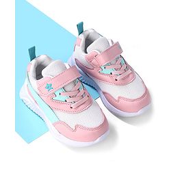 Cute Walk by Babyhug Velcro Closure Sneakers - Pink