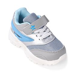 Cute Walk by Babyhug Sneakers With Velcro Closure Solid - Blue & Grey