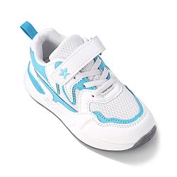Cute Walk by Babyhug Velcro Closure Sneakers - White & Blue
