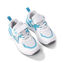 Cute Walk by Babyhug Velcro Closure Sneakers - White & Blue