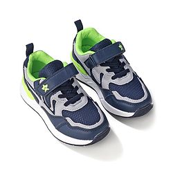 Cute Walk by Babyhug Velcro Closure Sneakers - Blue & Grey