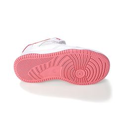 Cute Walk by Babyhug Velcro Closure Sneakers - White & Pink