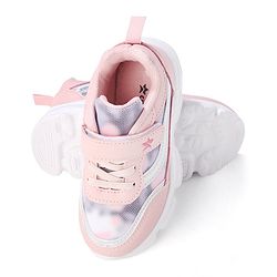 Cute Walk by Babyhug Sneakers With Velcro Closure Solid - Pink