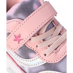 Cute Walk by Babyhug Sneakers With Velcro Closure Solid - Pink