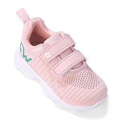 Cute Walk by Babyhug Sneaker Shoes with Velcro Closure - Pink