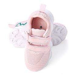 Cute Walk by Babyhug Sneaker Shoes with Velcro Closure - Pink