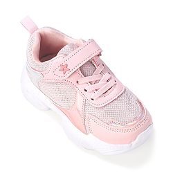 Cute Walk by Babyhug Sneaker Shoes With Velcro Closure - Pink