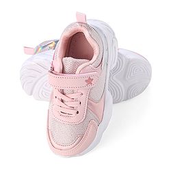 Cute Walk by Babyhug Sneaker Shoes With Velcro Closure - Pink