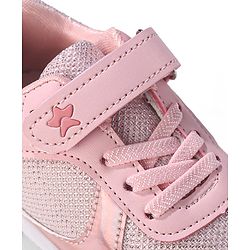 Cute Walk by Babyhug Sneaker Shoes With Velcro Closure - Pink