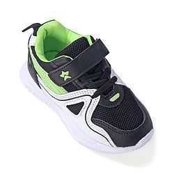 Cute Walk by Babyhug Velcro Closure Sneakers - Black