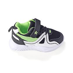 Cute Walk by Babyhug Velcro Closure Sneakers - Black