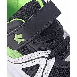 Cute Walk by Babyhug Velcro Closure Sneakers - Black