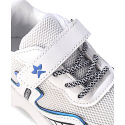 Cute Walk by Babyhug Sneakers Shoes With Velcro Closure Solid - White