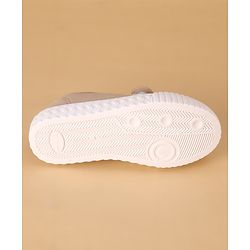 Cute Walk by Babyhug Casual Shoes with Velcro Closure Panda Applique - Black