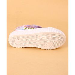 Cute Walk by Babyhug Casual Shoes with Velcro Closure Text Design - Black