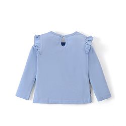 Babyhug Disney Cotton Knit Full Sleeves Tops with Frill Detailing & Minnie Mouse Print Pack of 3 - Multicolor