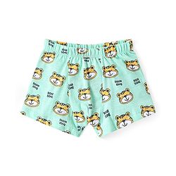 Babyhug 100% Cotton Knit Antibacterial Trunks Lion & Tiger Print Pack of 5 - Multicolour