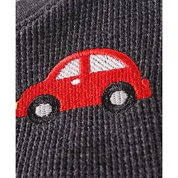 Babyhug Half Sleeves Car Printed T- Shirt & Shorts Set - Grey