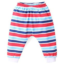 Babyhug 100% Cotton Knit Full Sleeves Teddy Printed Onesie with Leggings Cap Mitten & Booties - Multicolour