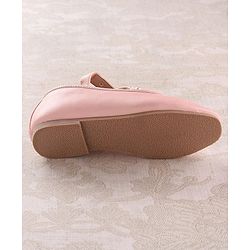 Cute Walk by Babyhug Slip On Ballerinas with Pear Detailing -  Dark Pink